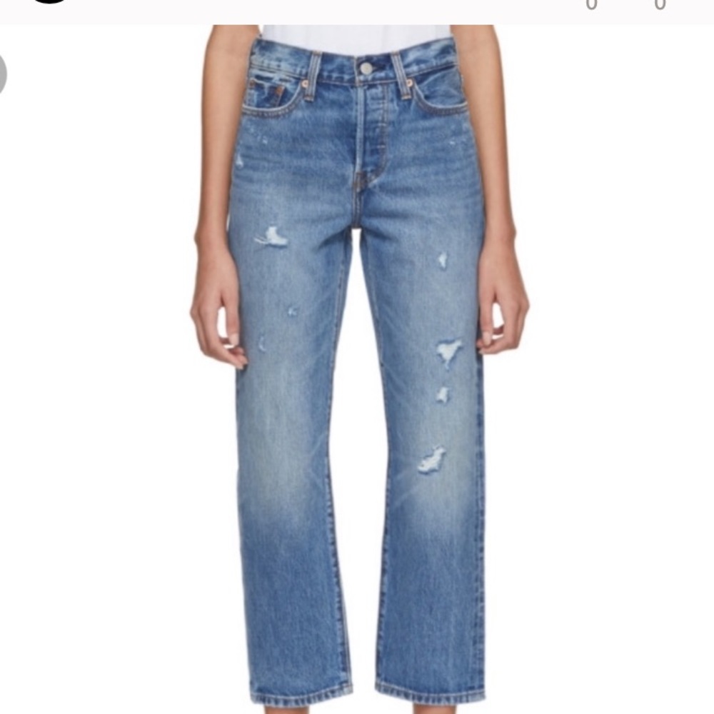 Levi’s Wedgie Straight Leg Selvedge Jeans